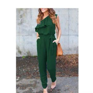 Pretty green jumpsuits